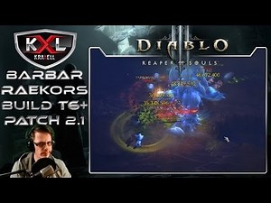 Diablo 3 Reaper of Souls 2.1[1440p] - Raekor Build Barbar T6+➥ Let's Build