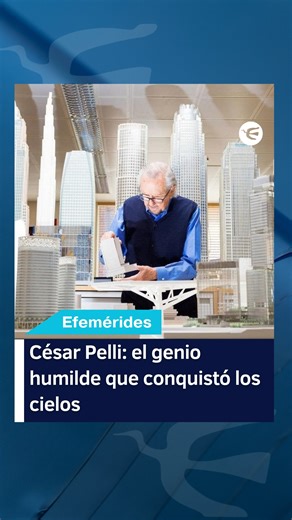 🏙️ César Pelli, el tucumano que diseñó las Torres Petronas y llevó la arquitectura argentina a lo más alto. Un legado que toca el cielo. 👨🏫 "La puerta está abierta": su estudio en Yale reflejaba su humildad. Formó generaciones con una ética inquebrantable y pasión por enseñar. 💡 "Amen lo que hacen": su consejo a jóvenes arquitectos. ¿Cuál de sus obras inspira más? #Arquitectura #Pelli #Diseño #Argentina | Perfil.com