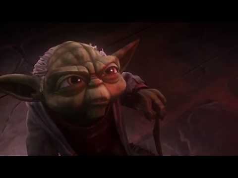 Star Wars: The Clone Wars - Yoda & Darth Bane's ghost [1080p]