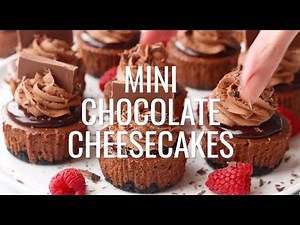 Mini Chocolate Cheesecakes
