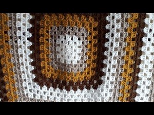 Nėrimas vąšeliu #44 Didelis pledas/ močiutės raštu