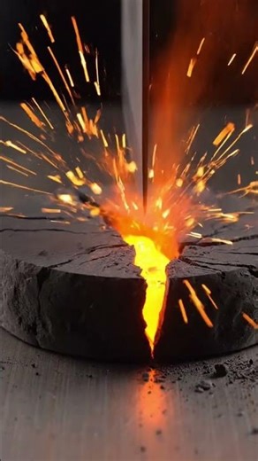 Cut Molten Core Stone 🔥🪨 | Heavy ASMR