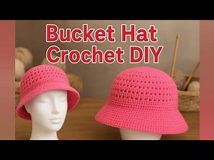 How to Crochet a Bucket Hat | Easy Step-by-Step Tutorial (Beginner Friendly)