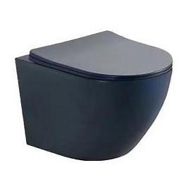 [Hot Item] Matte Black Color Bathroom Sanitaryware Wc Water Closet Wall Mounted Toilet