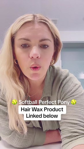 Perfect Pony Softball Hair Tutorial