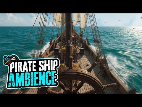 Blackbeard – Alone on the Deck After the Plunder, Antilles, 18th Century | Historical Ambience