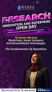 #researchopenday #microcredential #research #onemahsa | MAHSA University
