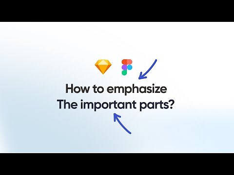 4 tips on how to emphasize parts of the text - Sketch/Figma Tutorial - Free UI Design Course