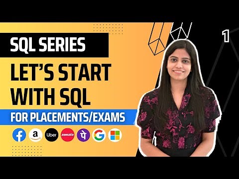 L1 : Lets Start with SQL | Complete SQL Course 2024 | New Year | Jobs | Placements
