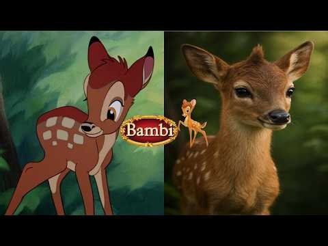 🦌 Bambi Characters in Real Life | AI Transformation 🌲✨