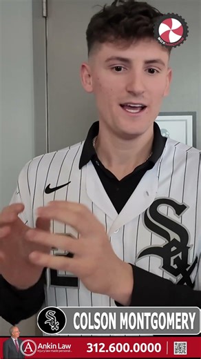 Chicago White Sox SS Colson Montgomery on using Trajekt pitching machine #baseball #mlb