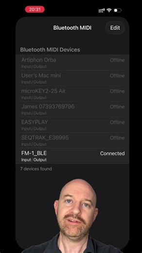 Update Mvave FM-1 over Bluetooth (Sysex files for more presets)