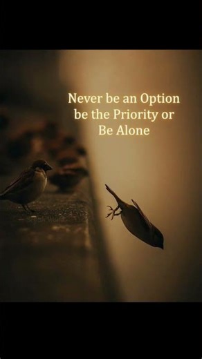 Know Your Worth: Priority vs. Option | Self-Respect Quote