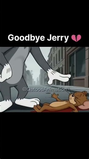 Goodbye Jerry 💔 #tomandjerry #qatoosanimation #shorts