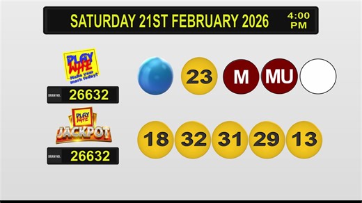 Here's a recap of today's draws: | TTT Live Online