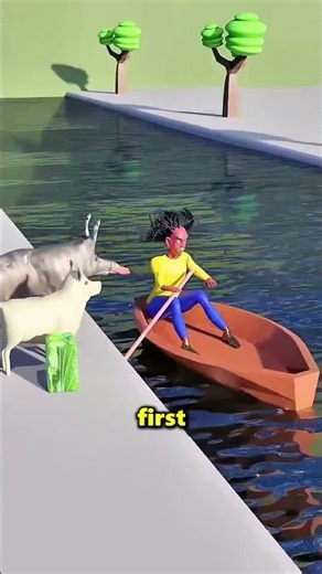 How Would You Safely Cross The Wolf, The Sheep And The Cabbage? 🤔