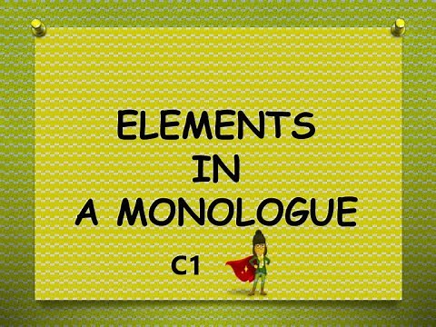 MONOLOGUE C1 EOI Some advice and an example to do it