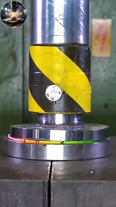 358K views · 2.2K reactions | Hydraulic power testing object granite plastic, football, peanuts, chocolates #ytshort #usareels #mrbeast #trending #viral | Fix & Build | Facebook