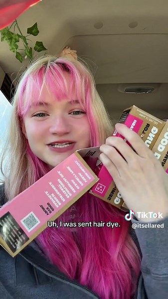 Thank you @Good Dye Young for sending me my fav pink dyes ❤️ this isn’t sponsored but this is GENUINELY my favorite hair dye it stays FOREVER, barely bleeds, remains vibrant, feels like conditioner, it’s by far my favorite hair dye I’ve ever used and one I’ve been using regularly for the last several months. #hairdye #pinkhair #gooddyeyoung #ellared #hair