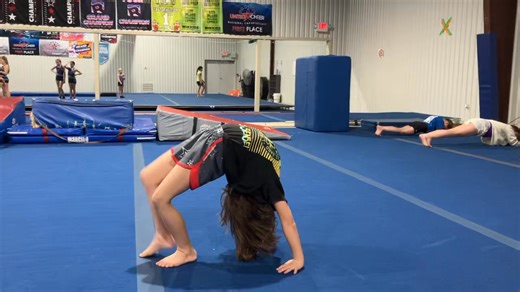 East Texas Twisters - Mineola | ‼️ NEW SKILL ALERT ‼️ Great job on your bridge kick-over Shaylee! We are so proud of you! 🤩💙🌪️ #newskillalert #kickover #tumble... | Instagram