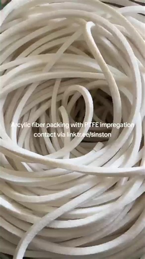 Acrylic fiber packing#PTFE #carbonfiber #kevlar #teflon #graphite