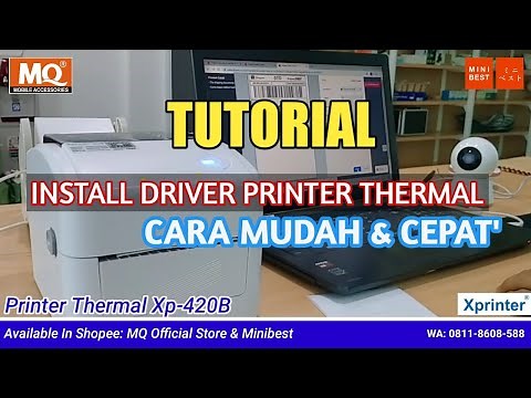 Xprinter XP-420B | Cara Install Driver Thermal Printer Xprinter XP-420B