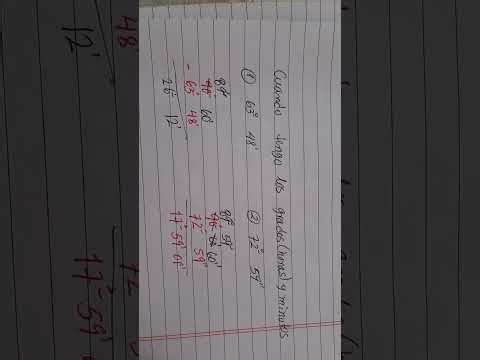 Angulos complementario cuando tengo los datos completos y también cuando me falta algún dato