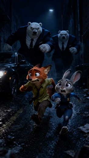 Nick Wilde and Judy Hopps were kidnapped by thieves on a mission! 😲 #zootopia #nickwilde #judyhopps