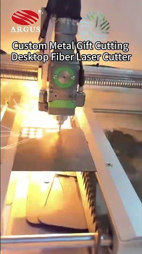 Desktop Metal Laser Cutter for Personalized Gifts #FiberLaser #Precision