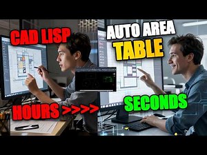 🚀 AutoCAD LISP | Automatic Area Calculation & Table Creation