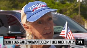 9.1K views · 25 reactions | WATCH: Dixie Flag Saleswoman Dislikes Nikki Haley, Says History Can't Be Changed | Indisputable with Dr. Rashad Richey | Facebook