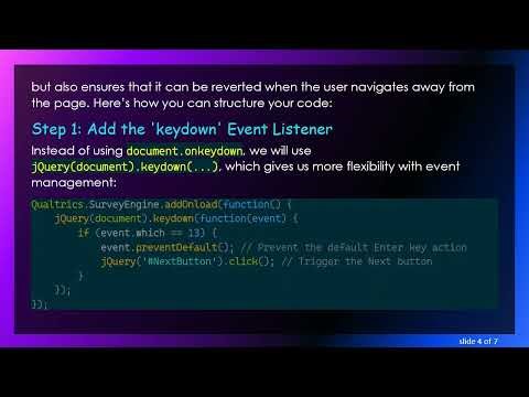 How to Restrict Command Actions with JavaScript in Qualtrics Survey