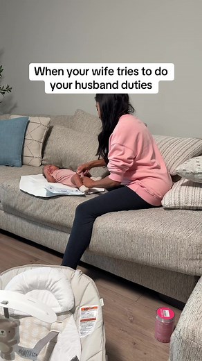 When your wife tries to do your husband duties | husband