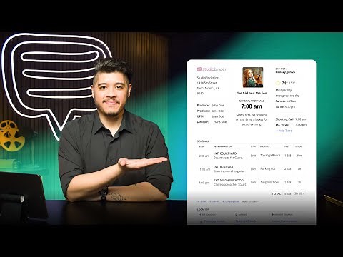 What is a Call Sheet — What Goes On It and Why