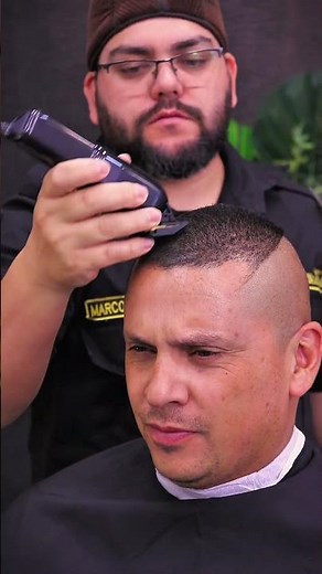 Buzz Cut with precision: simple style, strong impact 💈🔥 #barbershop #barber