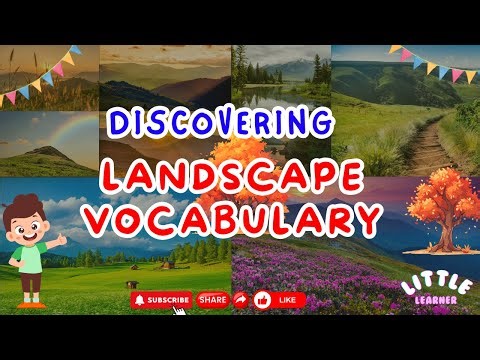 Explore the SECRET World of Landscape Vocabulary for Kids!🏞️