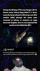 During the filming of The Lone Ranger (2013), Johnny Depp didn't like lanterns