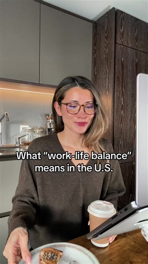 She considers “work-life balance” optional #work #usa #uk #humour #comedyskit