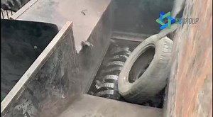 Industrial Tire Shredder Machine for Waste Car Tire / Tire Shredding Machine