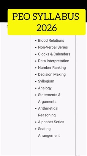 "OSSSC PEO 2026 Syllabus Explained – Fast & Easy!"