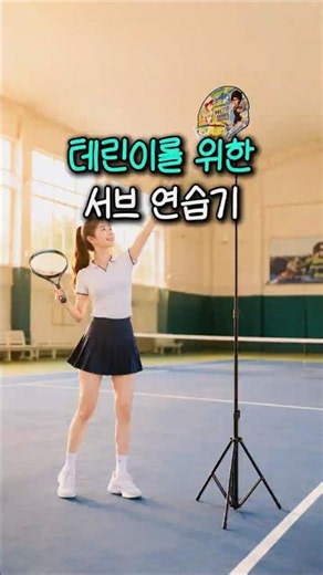 테린이들을 위한 테니스 서브 연습기 #테니스 #테니스연습 #테니스서브