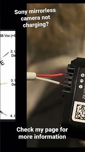 How to fix sony camera charging issue