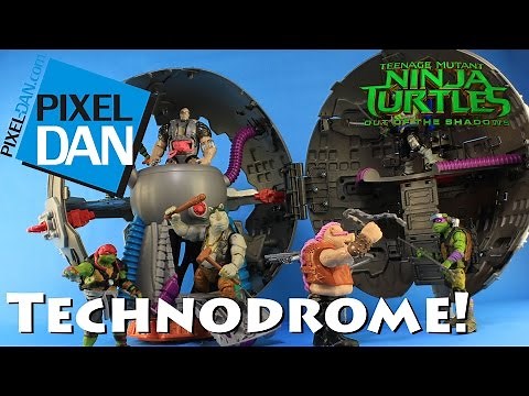 Technodrome Teenage Mutant Ninja Turtles Out of the Shadows Movie Playset Video Review