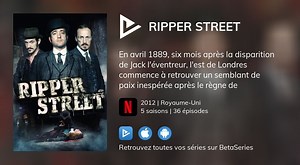 Regarder Ripper Street streaming