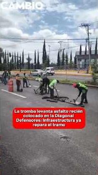 Just as expected: flooding tore up the new pavement on Diagonal Defensores #diariocambio
