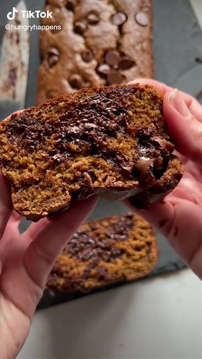 Flourless Banana Chocolate Oat Bread Recipe | Hungry Happens