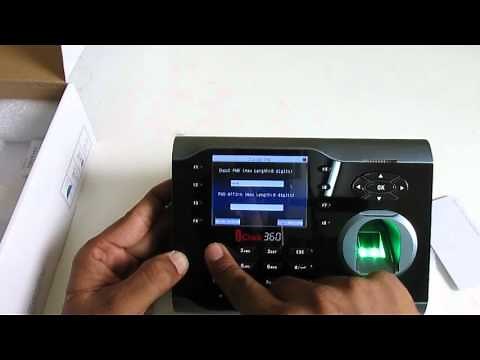 How To setup Biometric Time Attendance Device iclock360 Tutorial 1