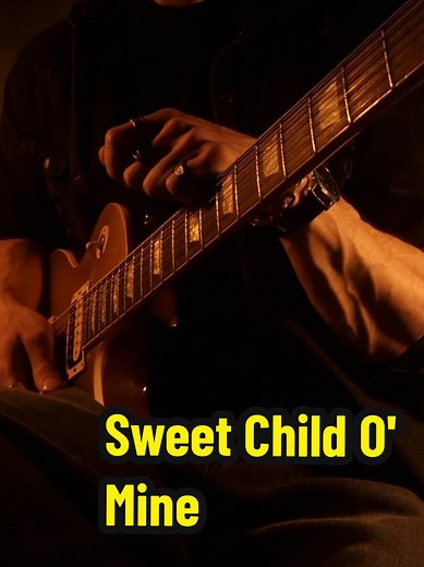Covering Sweet Child O' Mine on Electric Guitar