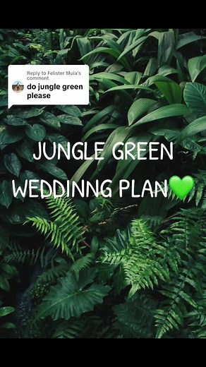 Jungle Green Wedding Ideas and Inspiration 💚