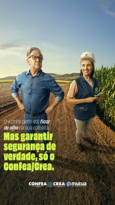 38K views | O vizinho pode até ficar de olho na sua colheita. Mas garantir segurança de verdade, só o Confea/Crea. E se tem fiscalização, tem profissional responsável, segurança para todo mundo e mais oportunidade de trabalho para quem entende do assunto. Sem palpite. Fiscalização é segurança. | Confea/Crea | Facebook
